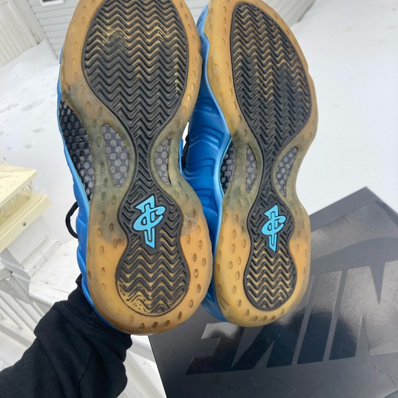 Nike Air Foamposite University Blue Size 10 Mens custom - Picture 5 of 7